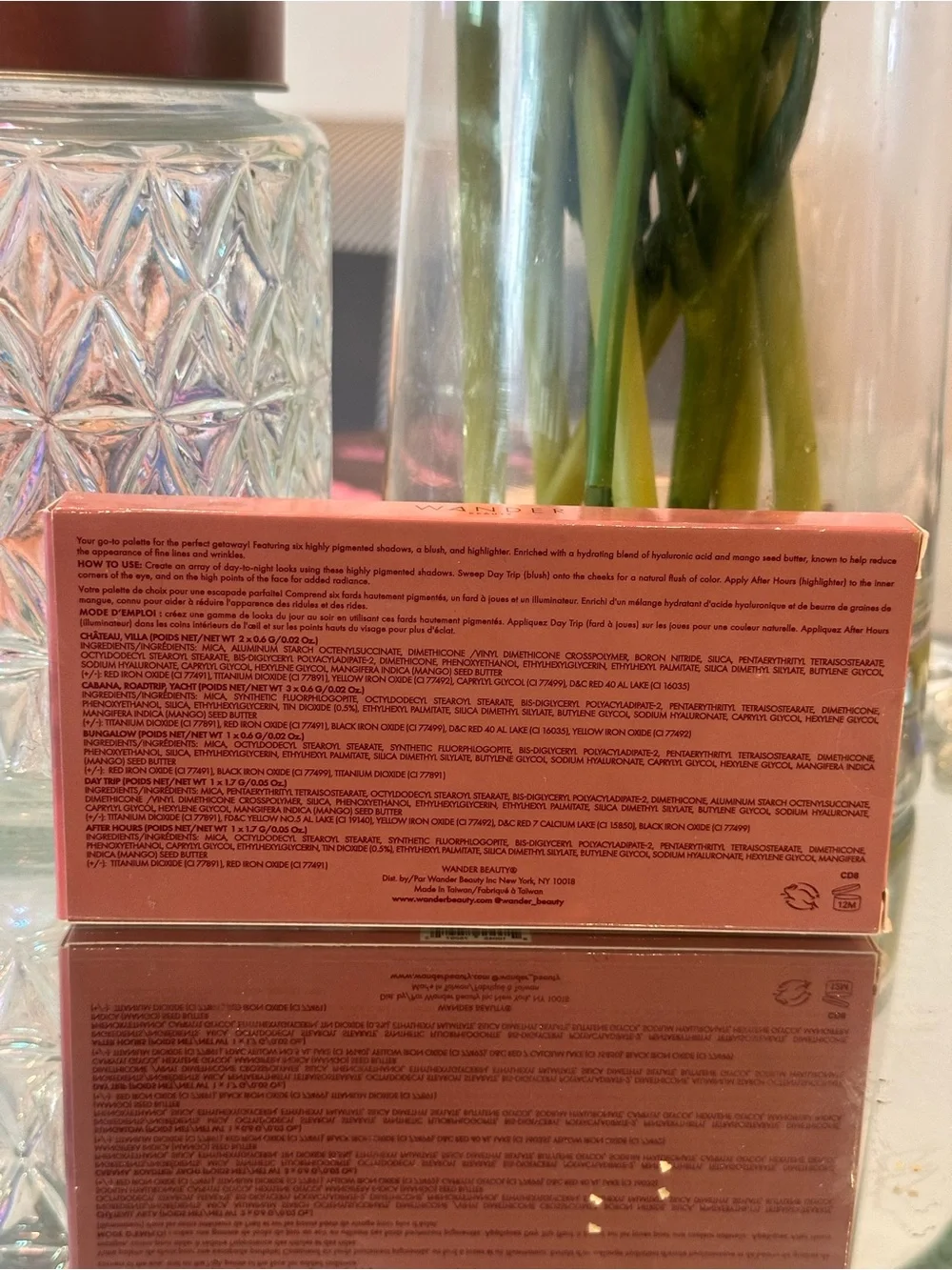 Wander Beauty GETAWAY Eye & Face Palette Blush, Highlighter & Eyeshadow NIB